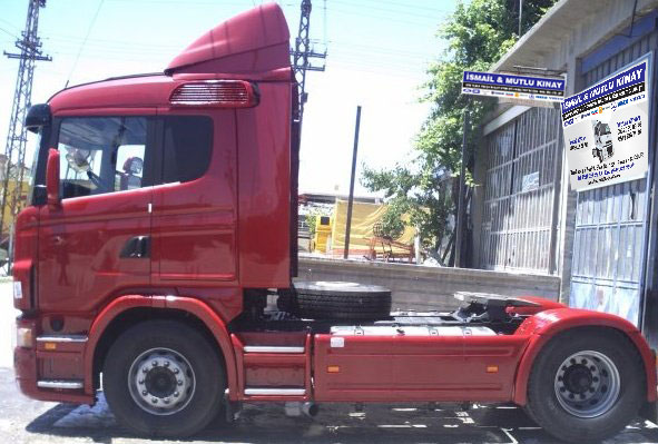 Scania R420 Depo Muhafaza, Rüzgarlık, Basamak, Kılıç, Arka Rüzgarlık,